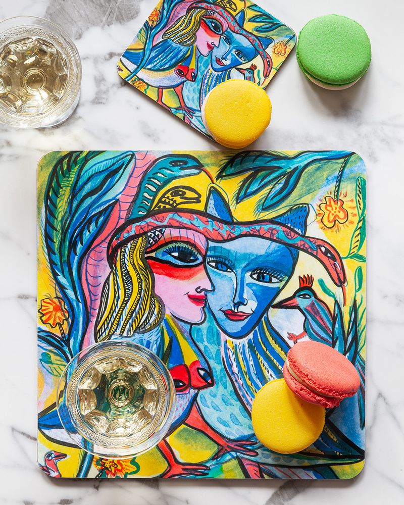 Tabliers de cuisine - Turturduvor - Plateaux - Tapis de table - Set de table - Sous-verre - Torchon - JAMIDA OF SWEDEN