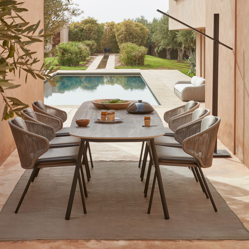 Dining Tables - Minus outdoor dining table, 6+2 persons - MANUTTI