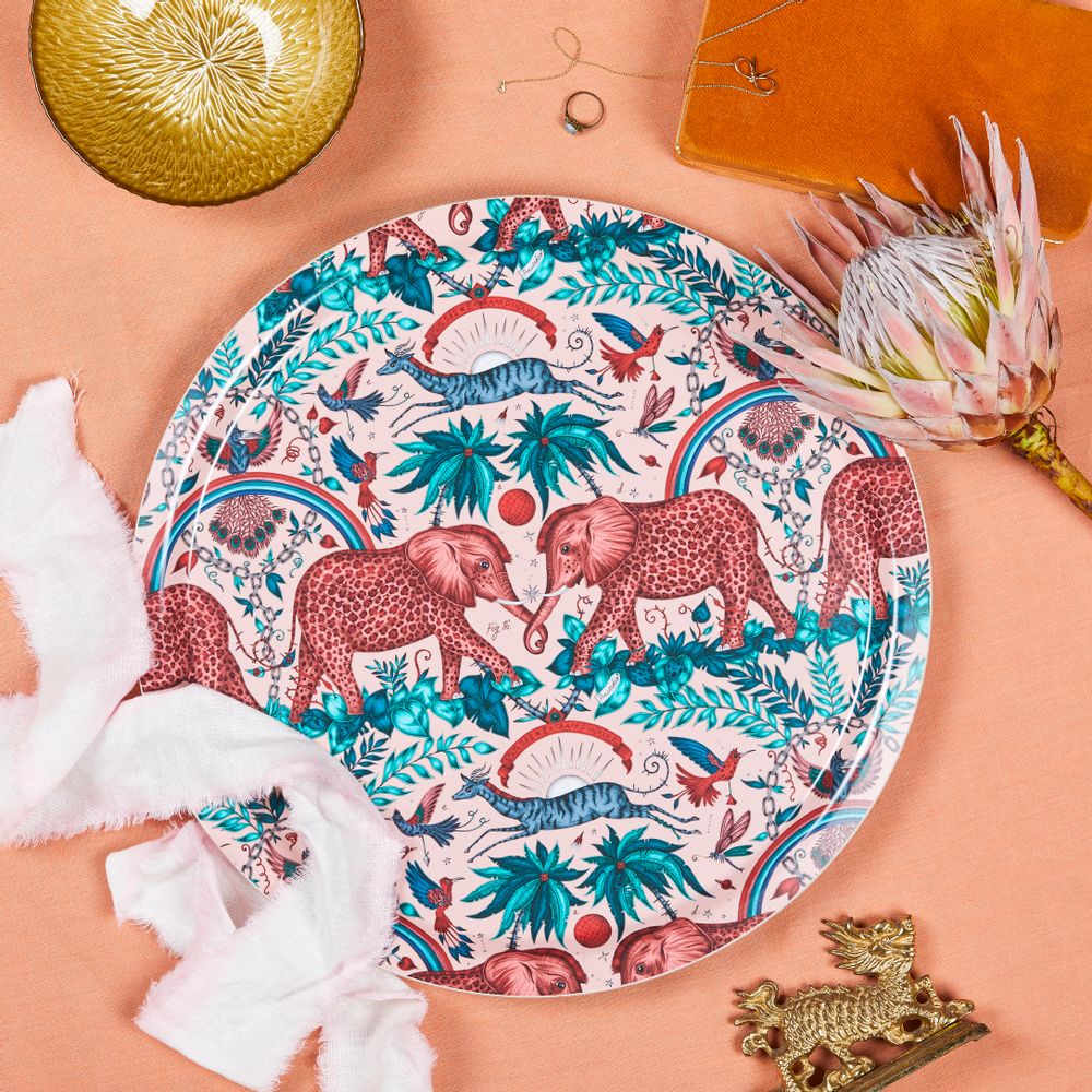 Table mat - Zambezi/pink - Trays - Table mat - Placemat - coaster - Serving trays - JAMIDA OF SWEDEN
