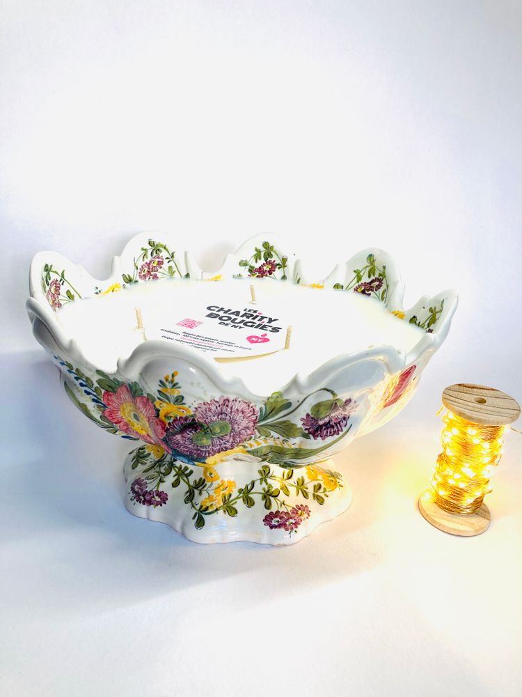 Candles - PORCELAIN CANDLE XL and XX - CHARITY BOUGIES DE NY