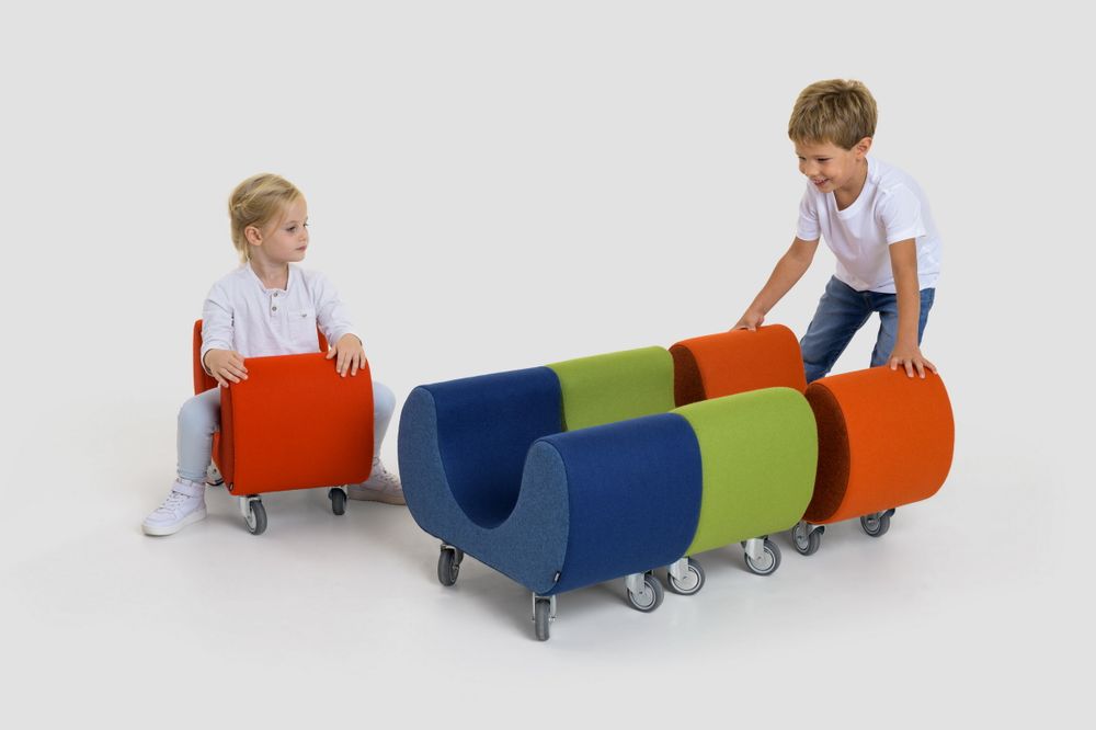 Upholstery fabrics - Upholstered ride on toy Bi Biip - KAUCH