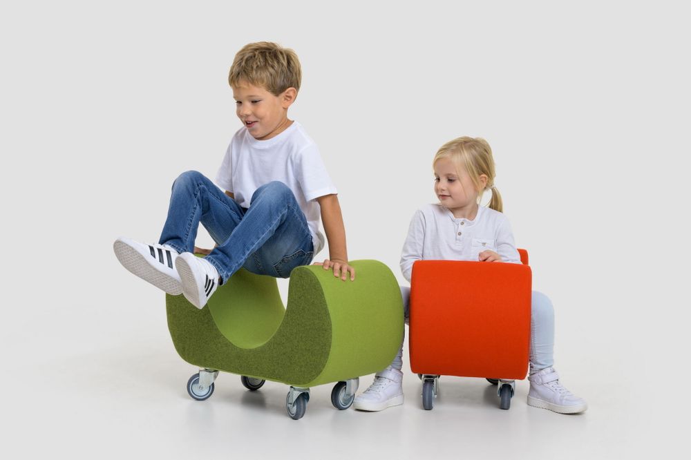 Upholstery fabrics - Upholstered ride on toy Bi Biip - KAUCH