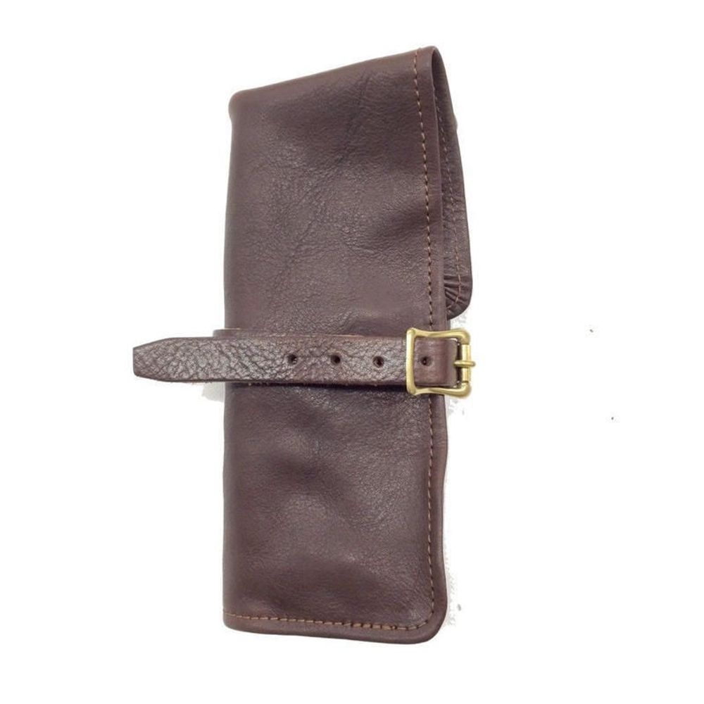 Stationery - leather roll pen case - THE SUPERIOR LABOR