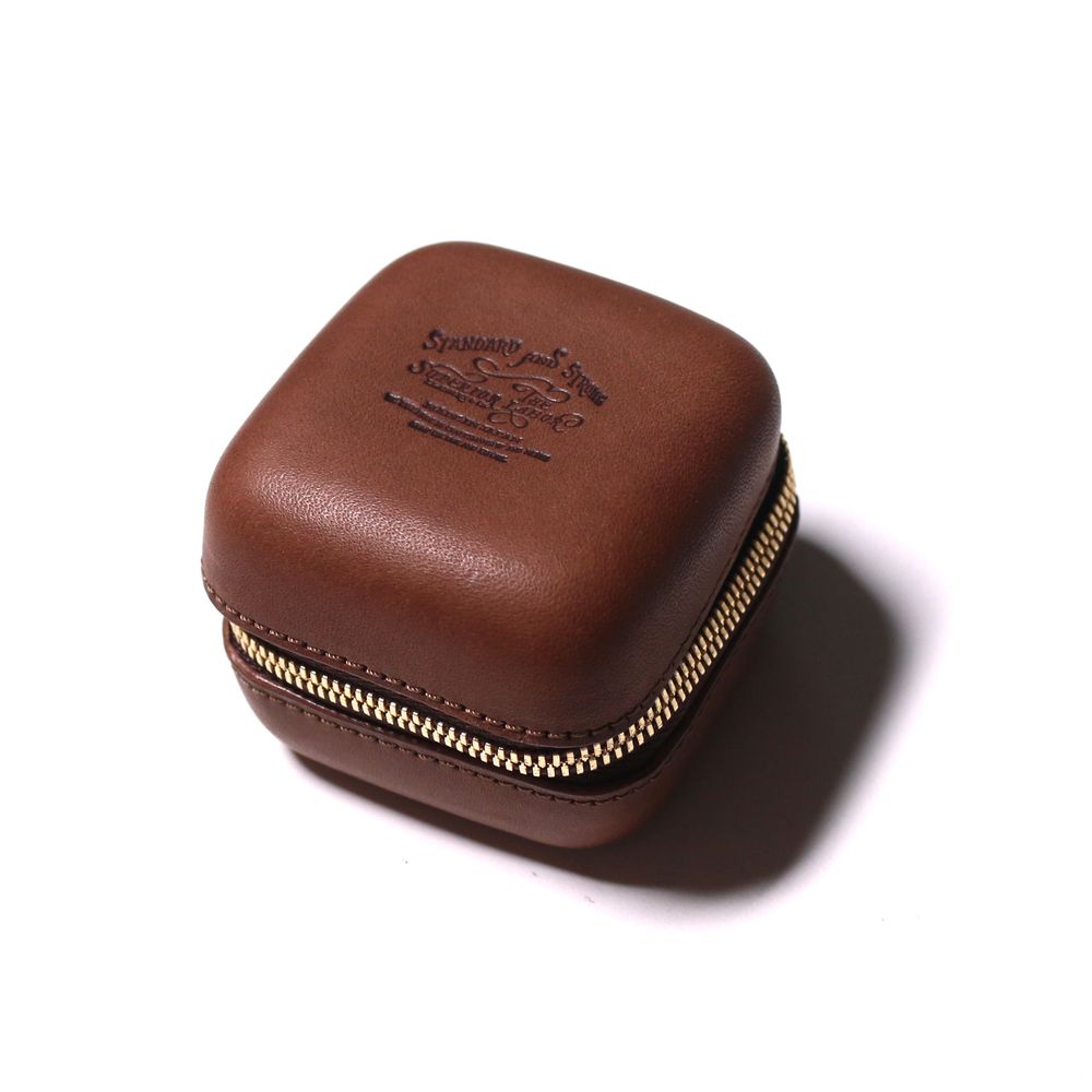 Papeterie bureau - boîte zippée en cuir XS - THE SUPERIOR LABOR
