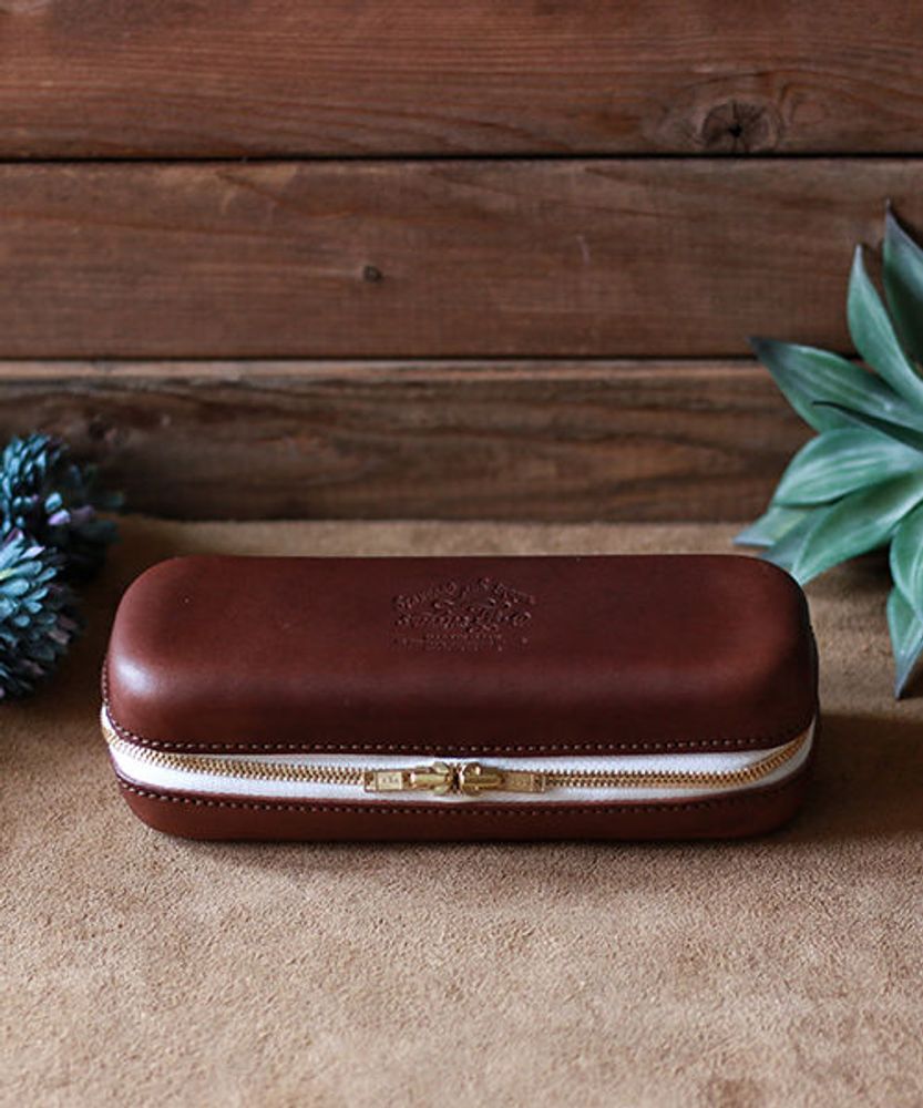 Papeterie bureau - fermeture zippée en cuir boîte L - THE SUPERIOR LABOR