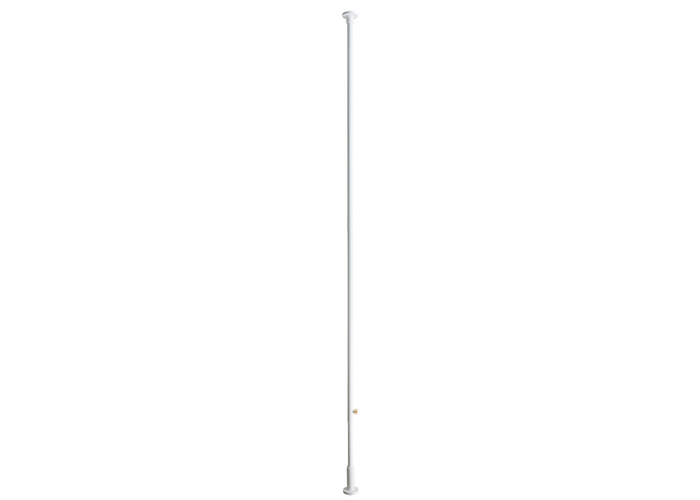 Shelves - 003 Tension Rod C White (Vertical) - DRAW A LINE