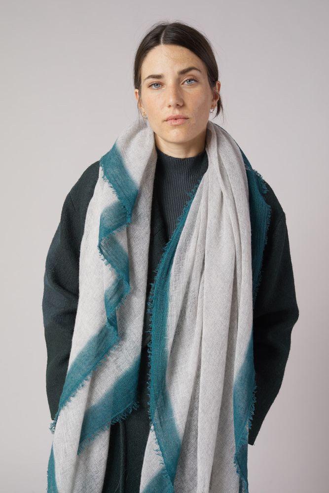 Foulards et écharpes - Teinture Soho Mélange - MIRROR IN THE SKY