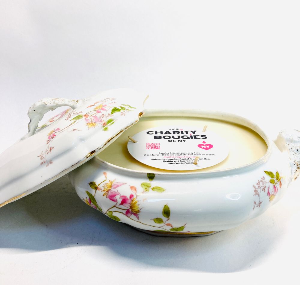 Bougies - BOUGIE PORCELAINE L - CHARITY BOUGIES DE NY