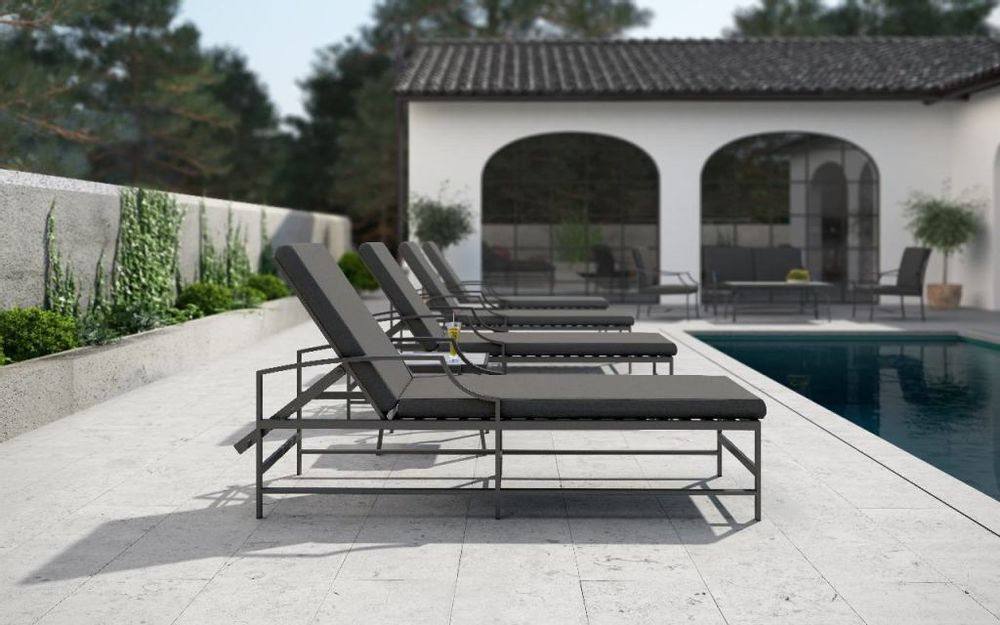 Lits - AGOSTO / Chaise-longue - 10DEKA OUTDOOR FURNITURE