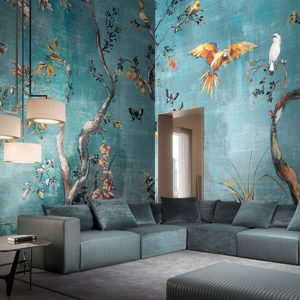 Wallpaper - Ibis Birds Scenic Wallpaper - LA MAISON MURAEM