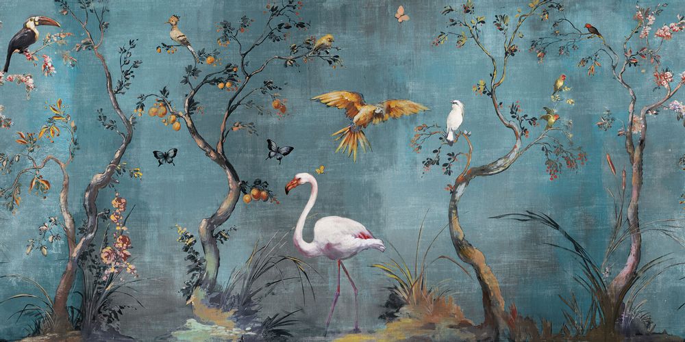 Wallpaper - Ibis Birds Scenic Wallpaper - LA MAISON MURAEM