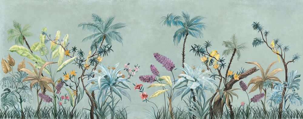 Decorative objects - Polly Luxury Botanical Wallpaper. - LA MAISON MURAEM