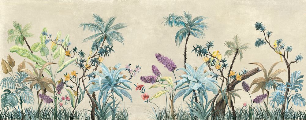 Decorative objects - Polly Luxury Botanical Wallpaper. - LA MAISON MURAEM