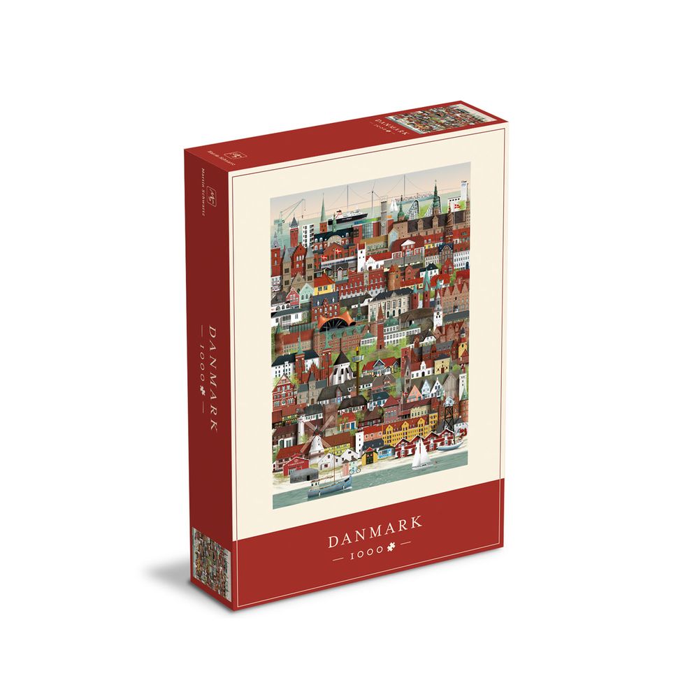 Children's games - Denmark jigsaw puzzle (1000 pieces) - MARTIN SCHWARTZ