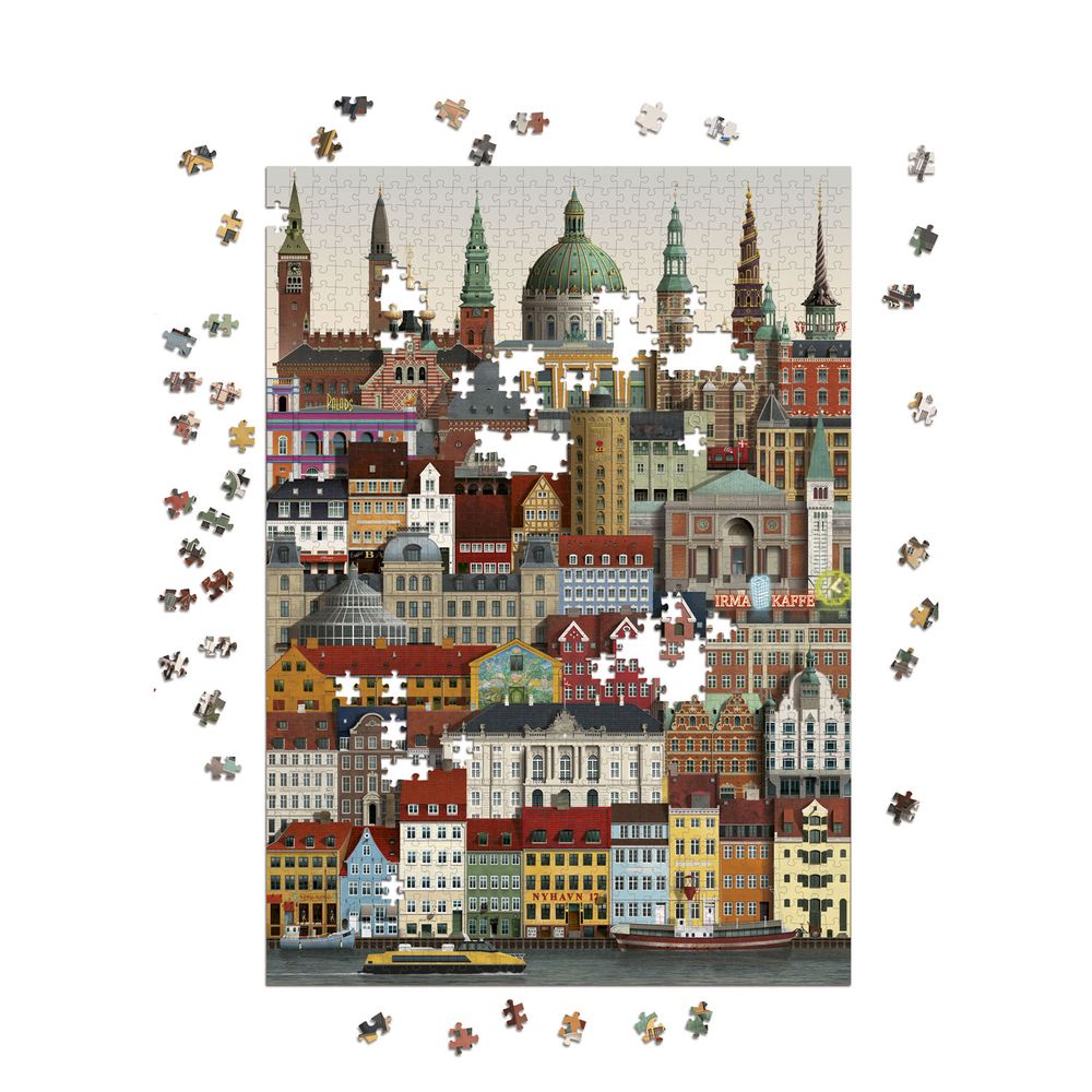 Affiches - Copenhague jigsaw puzzle (1000 pièces) - MARTIN SCHWARTZ
