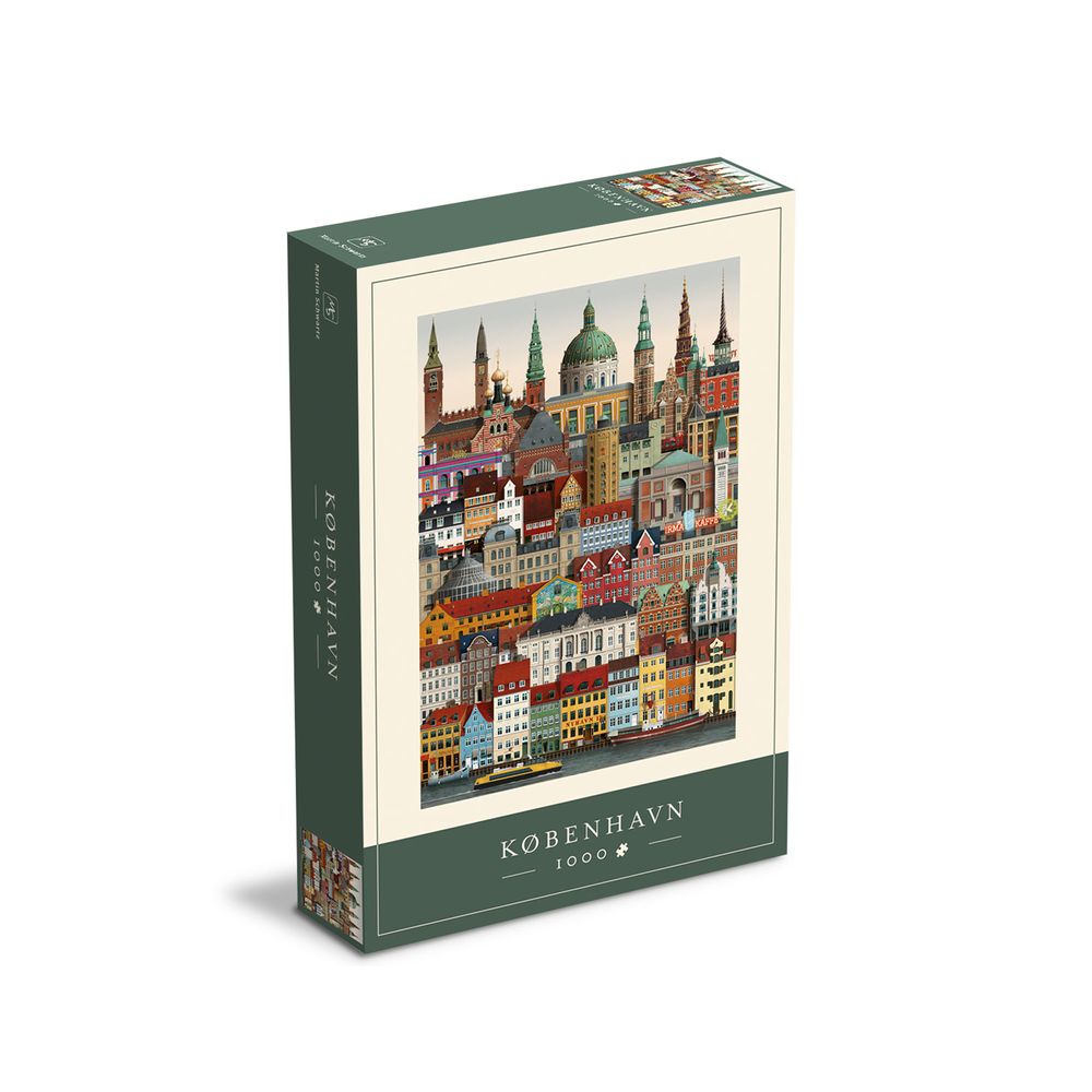 Affiches - Copenhague jigsaw puzzle (1000 pièces) - MARTIN SCHWARTZ