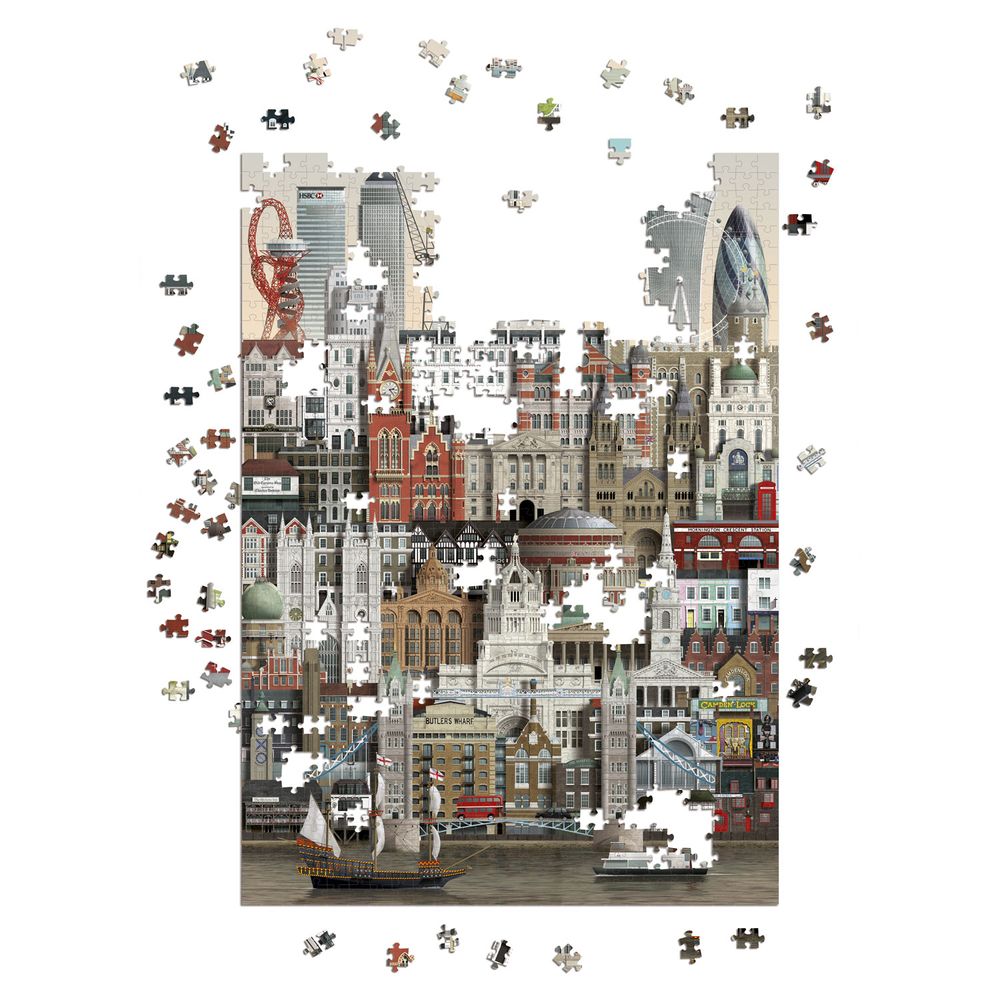 Children's games - London jigsaw puzzle (1000 pieces) - MARTIN SCHWARTZ