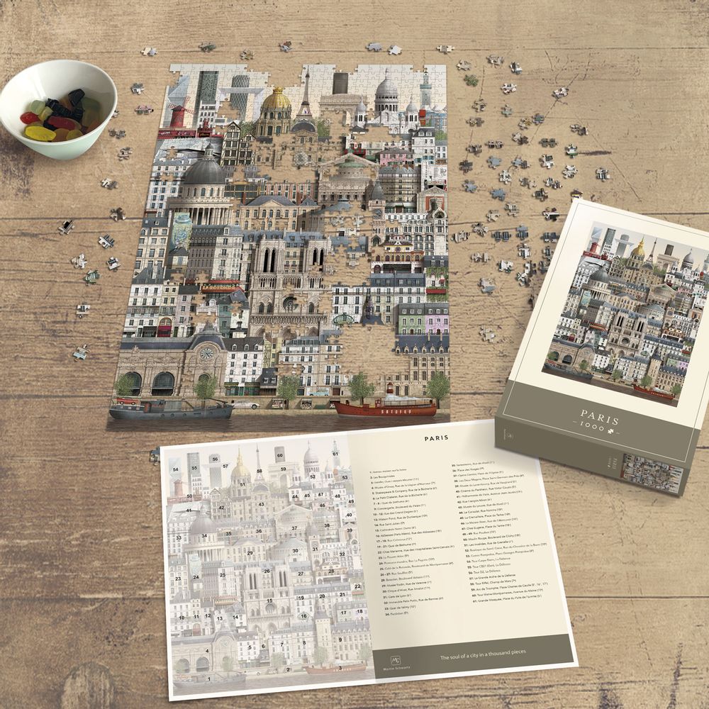 Cadeaux - Paris jigsaw puzzle (1000 pièces) - MARTIN SCHWARTZ