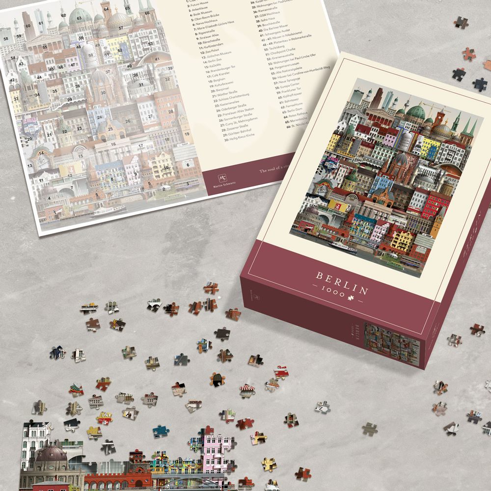 Children's games - Berlin jigsaw puzzle (1000 pieces) - MARTIN SCHWARTZ