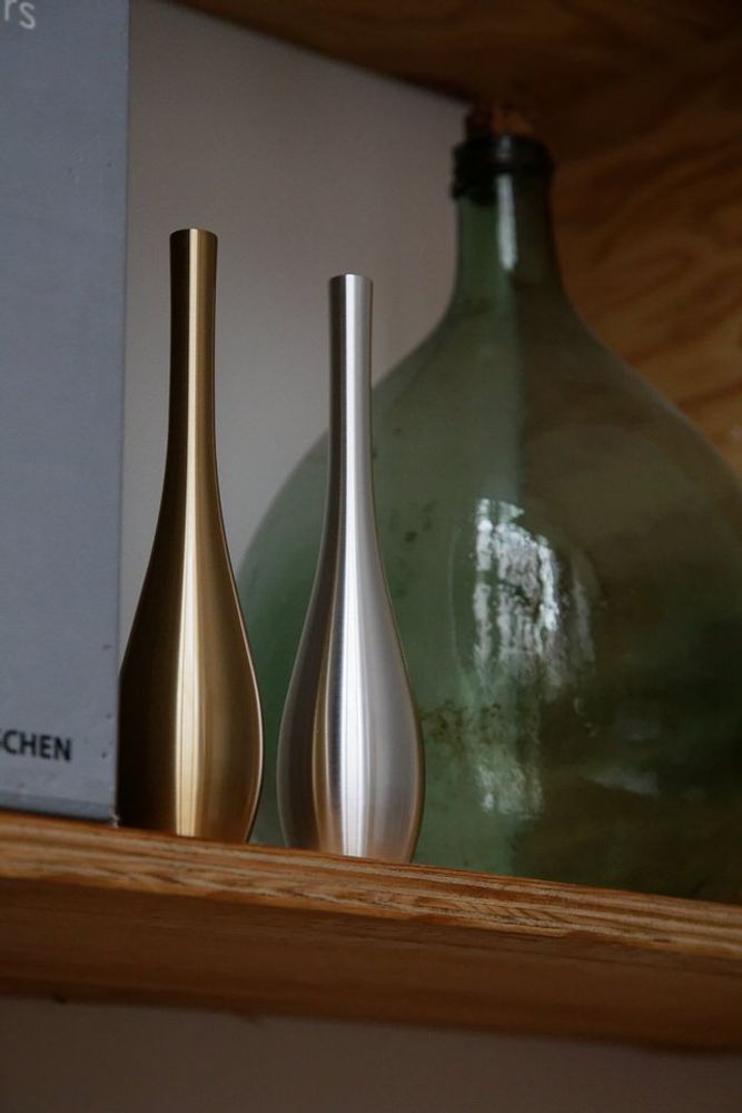 Vases - Sorori vase à fleurs en laiton S - NOUSAKU
