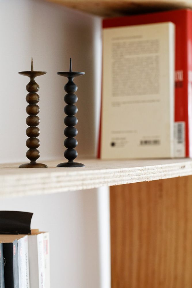 Decorative objects - GUSOKU - Seven Beards - brass candle holder  - NOUSAKU