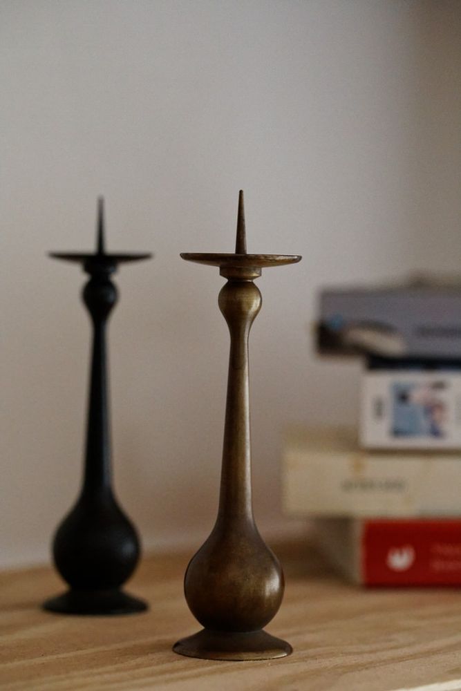 Decorative objects - GUSOKU - Drop - brass candle holder - NOUSAKU