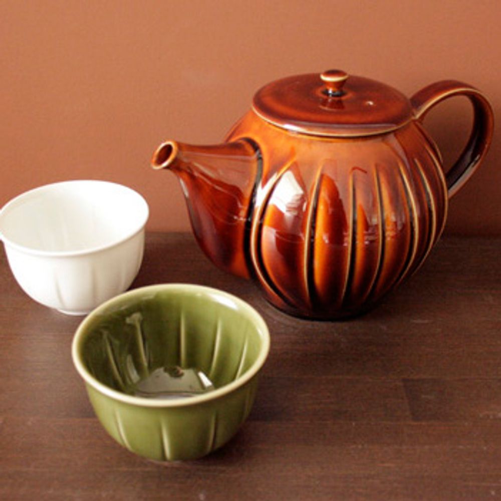 Accessoires thé et café - Théière Sinogi en brun bonbon - MIYAMA.