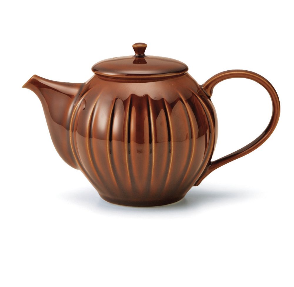 Accessoires thé et café - Théière Sinogi en brun bonbon - MIYAMA.