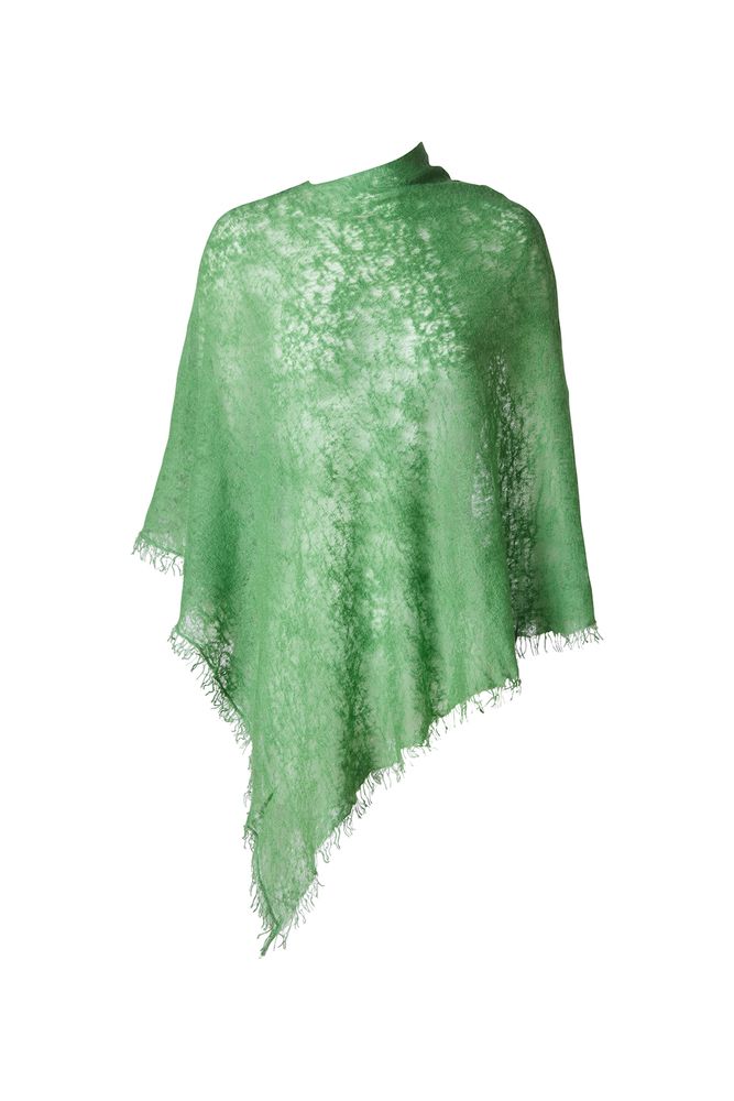 Foulards et écharpes - Poncho carré semi feutré - MIRROR IN THE SKY