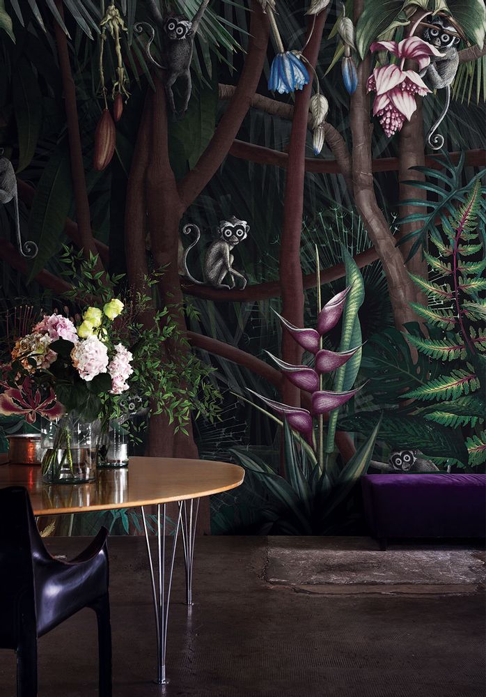 Wallpaper - Looks in the Forest Premium Jungle Wallpaper - LA MAISON MURAEM