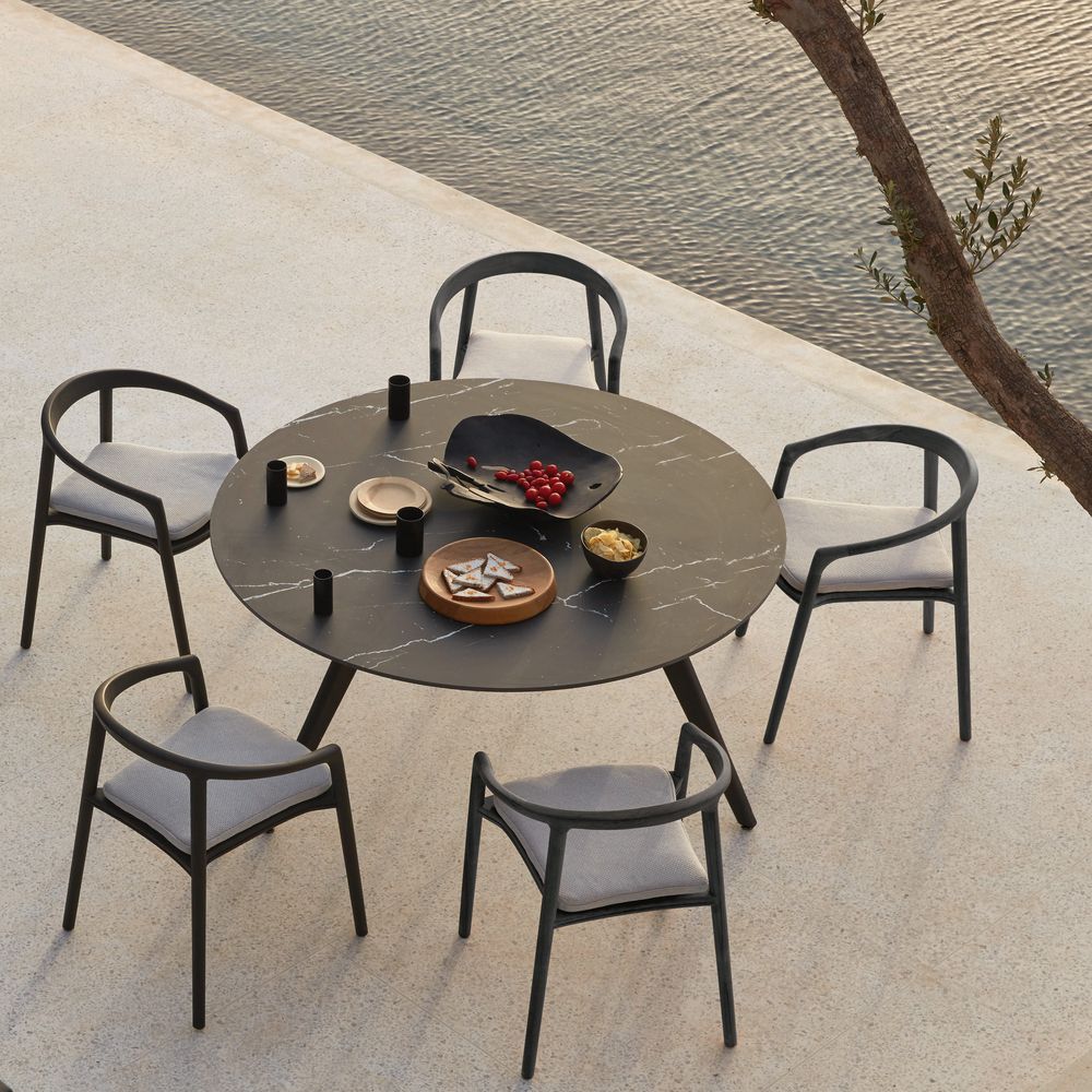 Lawn chairs - Outdoor chair, patio chair Solid - MANUTTI