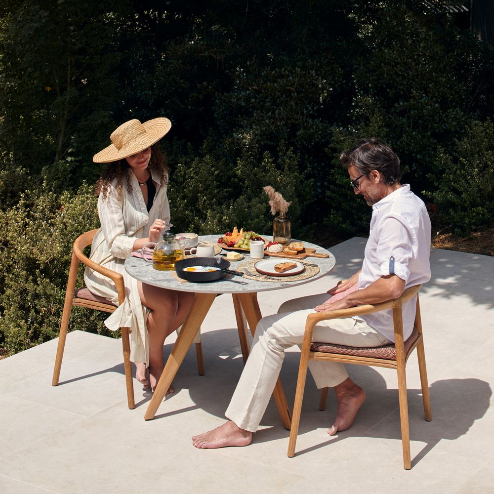 Lawn chairs - Outdoor chair, patio chair Solid - MANUTTI