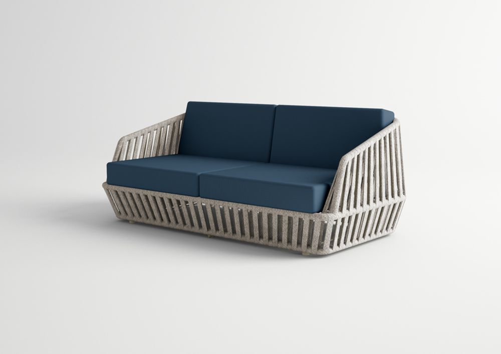 Canapés de jardin - LITUS / Canapé 2 assises - 10DEKA OUTDOOR FURNITURE
