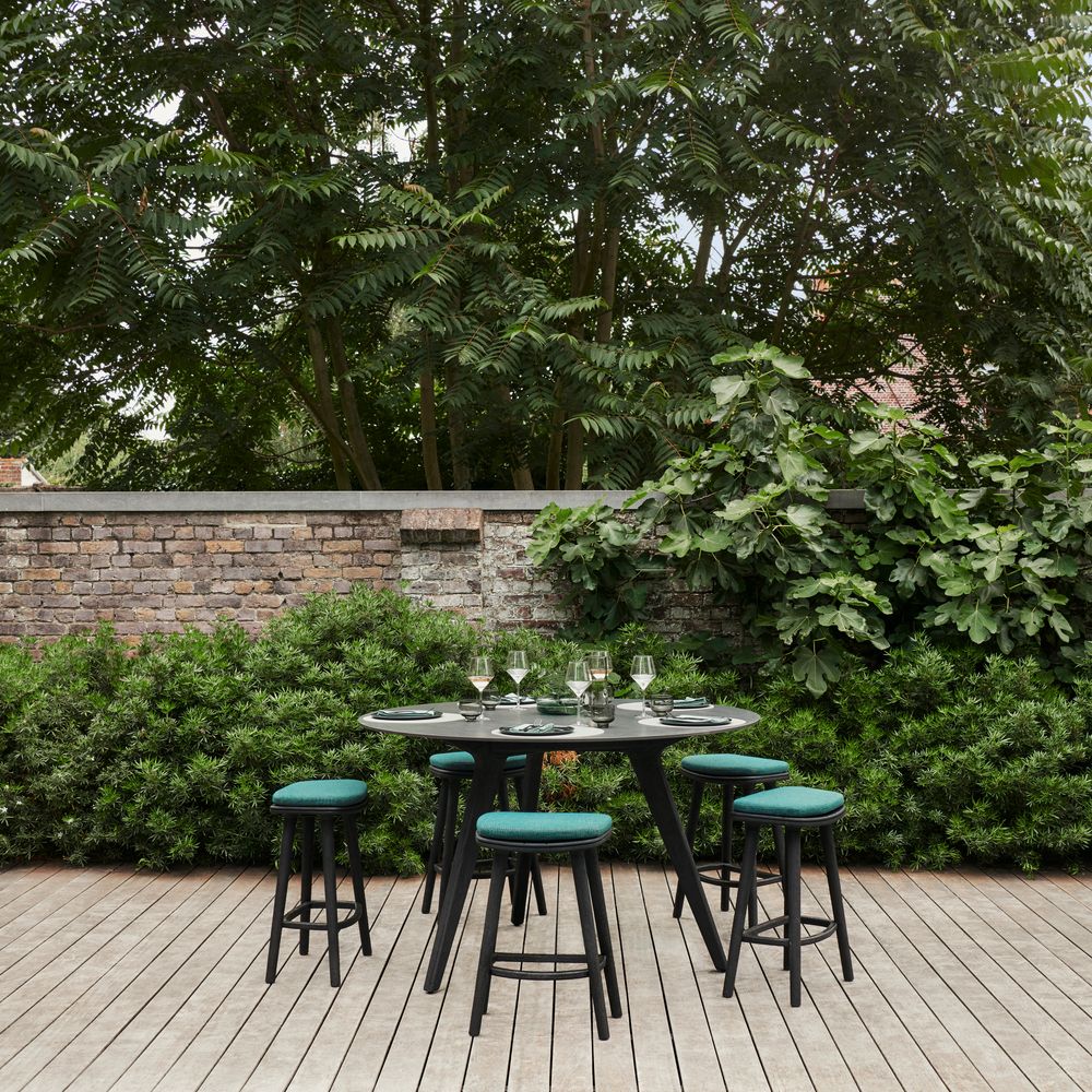 Lawn chairs - Patio bar stool Solid - MANUTTI