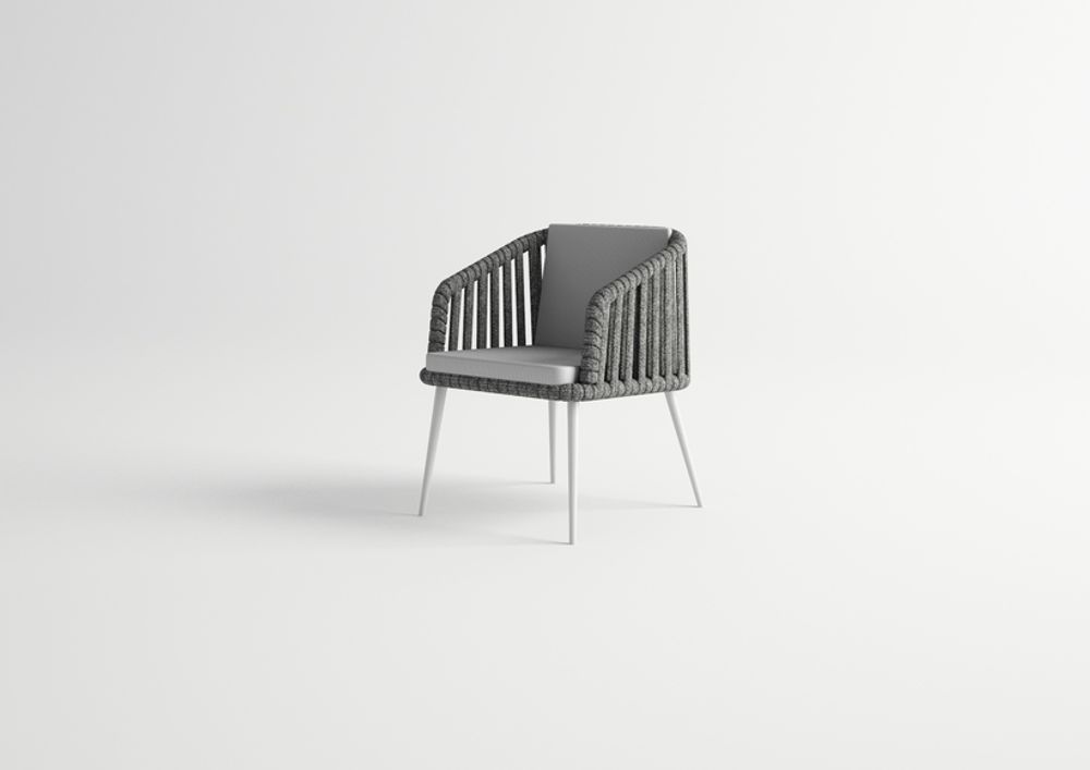 Lawn chairs - LITUS / Dining armchair - 10DEKA OUTDOOR FURNITURE