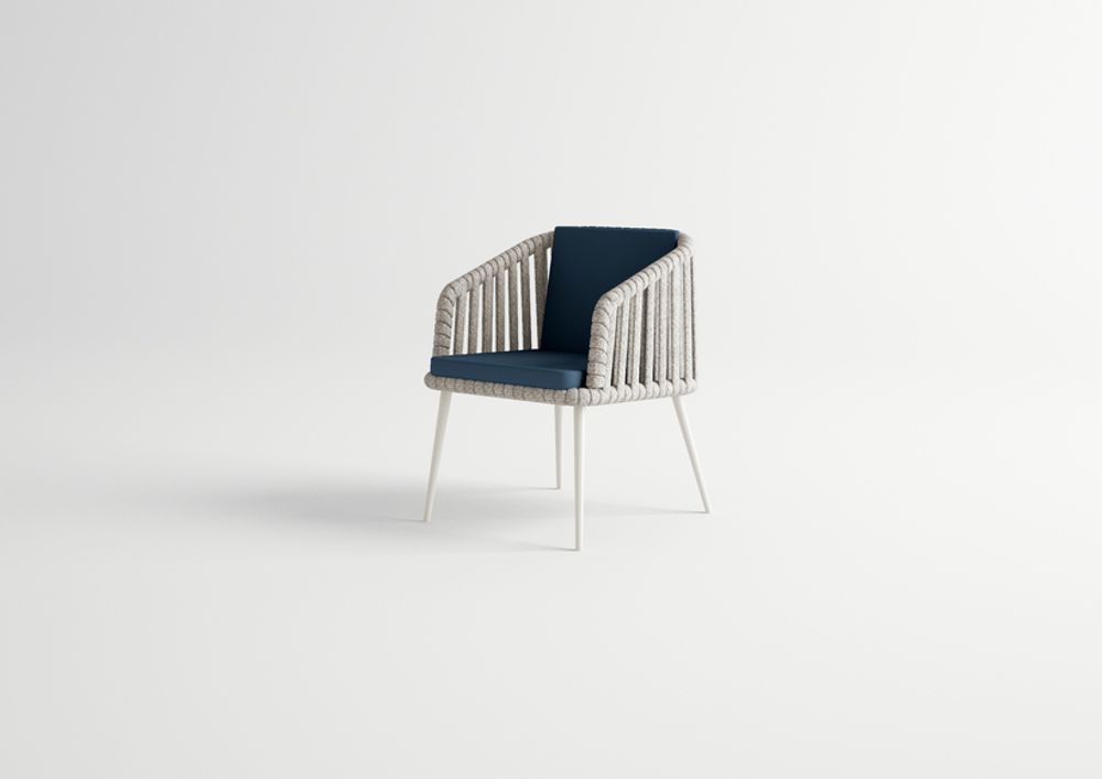Lawn chairs - LITUS / Dining armchair - 10DEKA OUTDOOR FURNITURE