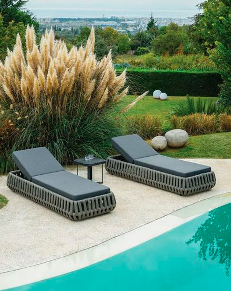 Outdoor space equipments - LITUS / Sunlounger - 10DEKA OUTDOOR FURNITURE