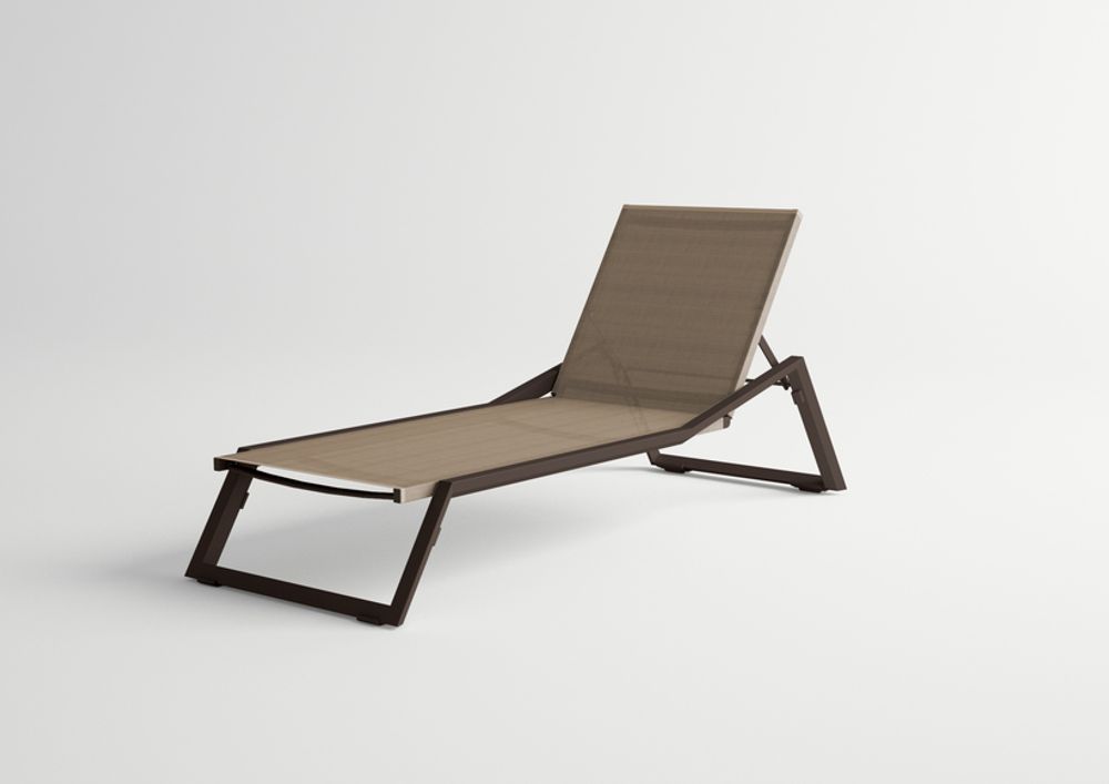 Equipements espace extérieur - NUBES / Chaise longue - 10DEKA OUTDOOR FURNITURE