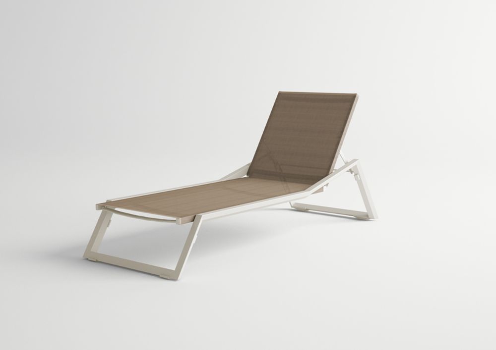 Equipements espace extérieur - NUBES / Chaise longue - 10DEKA OUTDOOR FURNITURE