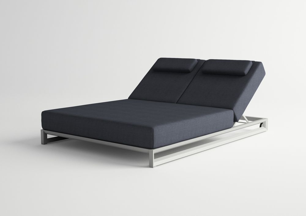 Equipements espace extérieur - NUBES / Double chaise longue - 10DEKA OUTDOOR FURNITURE