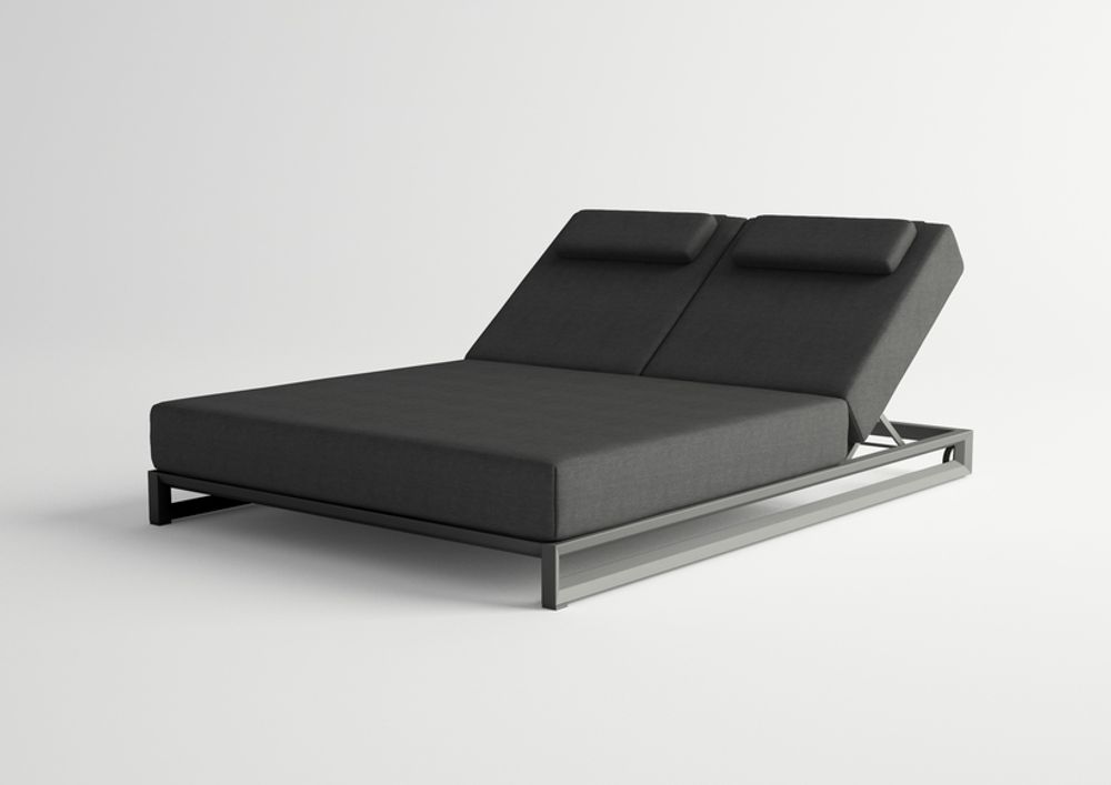 Equipements espace extérieur - NUBES / Double chaise longue - 10DEKA OUTDOOR FURNITURE