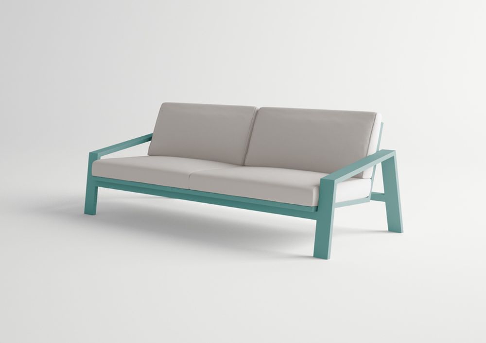 Lawn sofas - PULVIS / Sofa - 10DEKA OUTDOOR FURNITURE