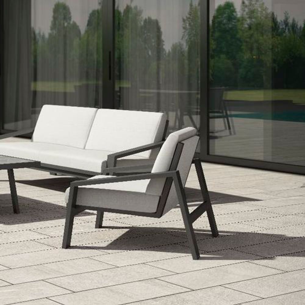 Fauteuils de jardin - PULVIS / Fauteuil 1 assise - 10DEKA OUTDOOR FURNITURE