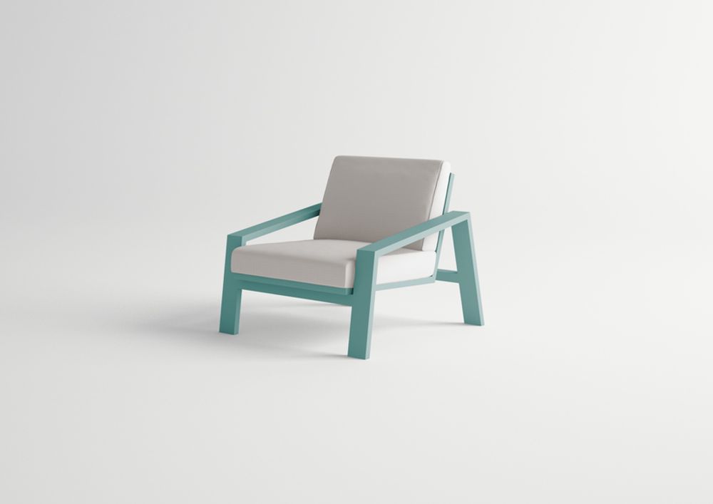 Fauteuils de jardin - PULVIS / Fauteuil 1 assise - 10DEKA OUTDOOR FURNITURE