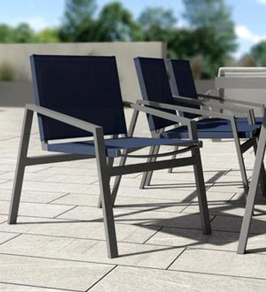 Lawn chairs - PULVIS / Dining armchair - 10DEKA OUTDOOR FURNITURE