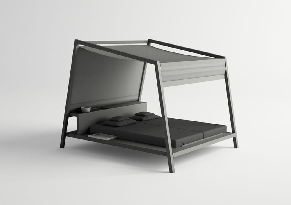 Lawn sofas - PULVIS / Daybed - 10DEKA OUTDOOR FURNITURE