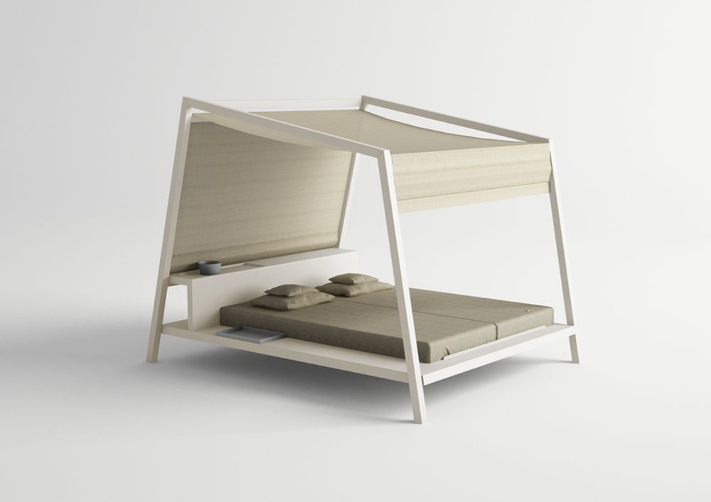 Lawn sofas - PULVIS / Daybed - 10DEKA OUTDOOR FURNITURE