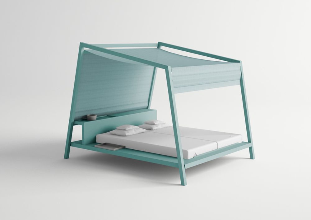 Lawn sofas - PULVIS / Daybed - 10DEKA OUTDOOR FURNITURE