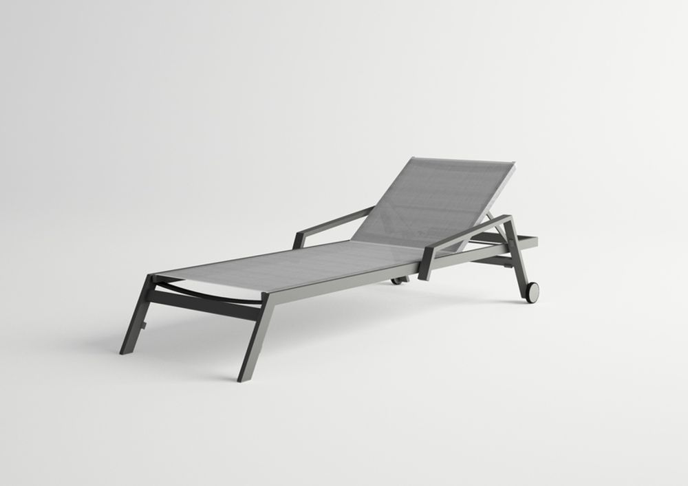 Outdoor space equipments - PULVIS / Sunlounger - 10DEKA OUTDOOR FURNITURE