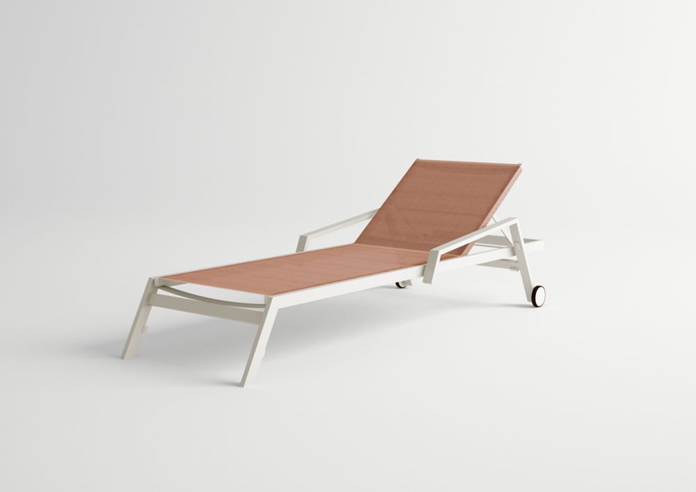 Outdoor space equipments - PULVIS / Sunlounger - 10DEKA OUTDOOR FURNITURE